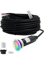 1.5 Inch Pool Light for Inground Pool, 100 ft Cord, AC12V RGB LED - NEW OPEN BOX