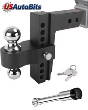 Adjustable Trailer Hitch Fits 2.5 Receiver With 8 Droprise Drop Hitch 18500lb Adjustable Trailer Hitch Fits 2.5 Receiver With 8 Droprise Drop Hitch 18500lb