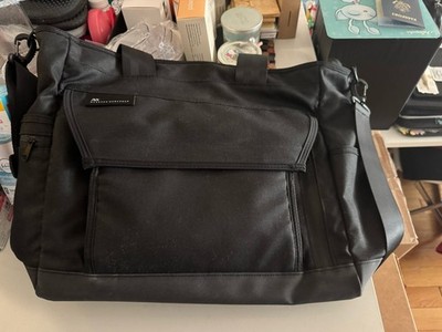 Mission Workshop Drift Black Shoulder Messenger Laptop Bag w/ Strap & Handles