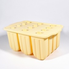 12 Cavity Silicone Ice Cream Mould Tray Popsicle Mold Lolly Frozen Dessert Maker