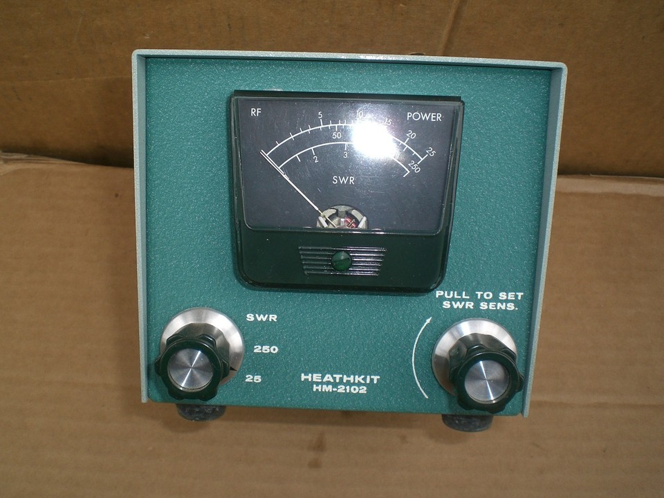 Vintage Heathkit HM-9 QRP Wattmètre SWR Meter Sensibilité Vintage Heathkit HM-9 QRP Wattmètre SWR Meter Sensibilité
