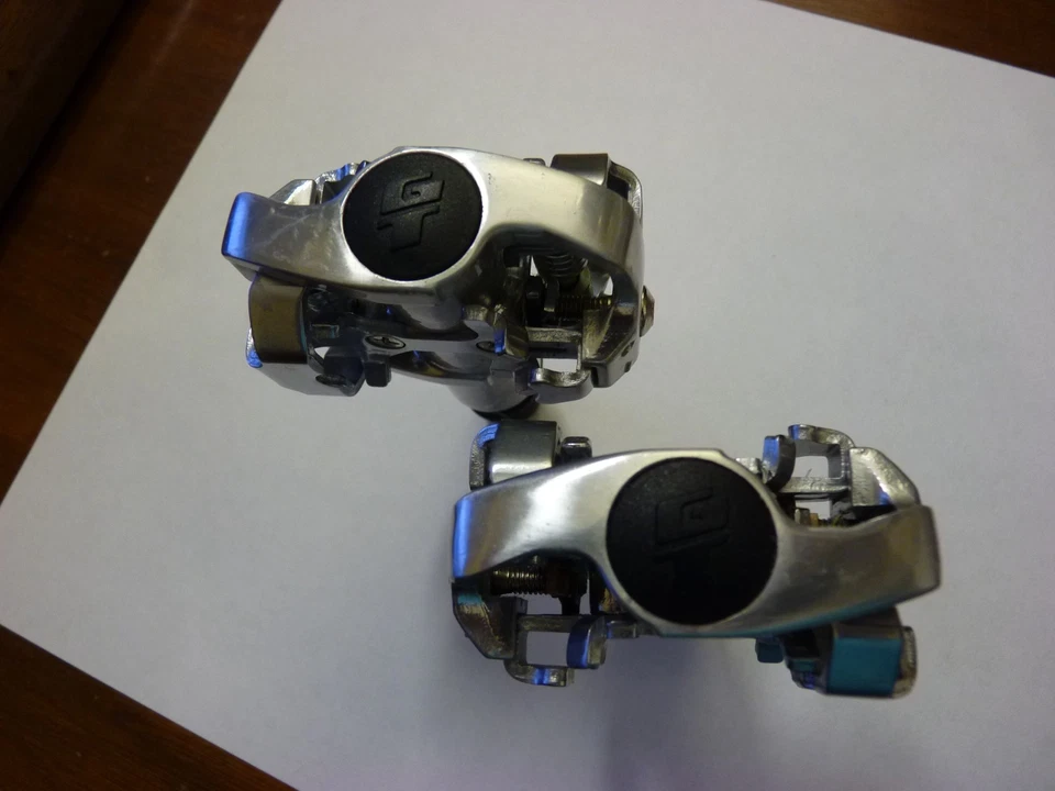 VINTAGE GT ALLOY DUAL SIDE CLIPLESS BICYCLE PEDALS 9/16 X 20 TPI  - Image 3 of 3