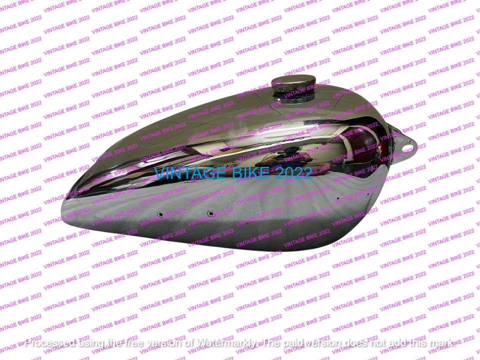 BSA B31 B32 B33 B34 ÉMBOLO RÍGIDO CROMO TANQUE GASOLINA + TAPA GRIFO/APTO PARA Foto 2 de 4