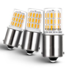 1156 1141 1003 7506 BA15S LED Bulbs Warm White 2700k, LED Replacement for 12 ...
