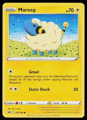 Mareep 047/198 Common Chilling Reign Pokemon Near Mint