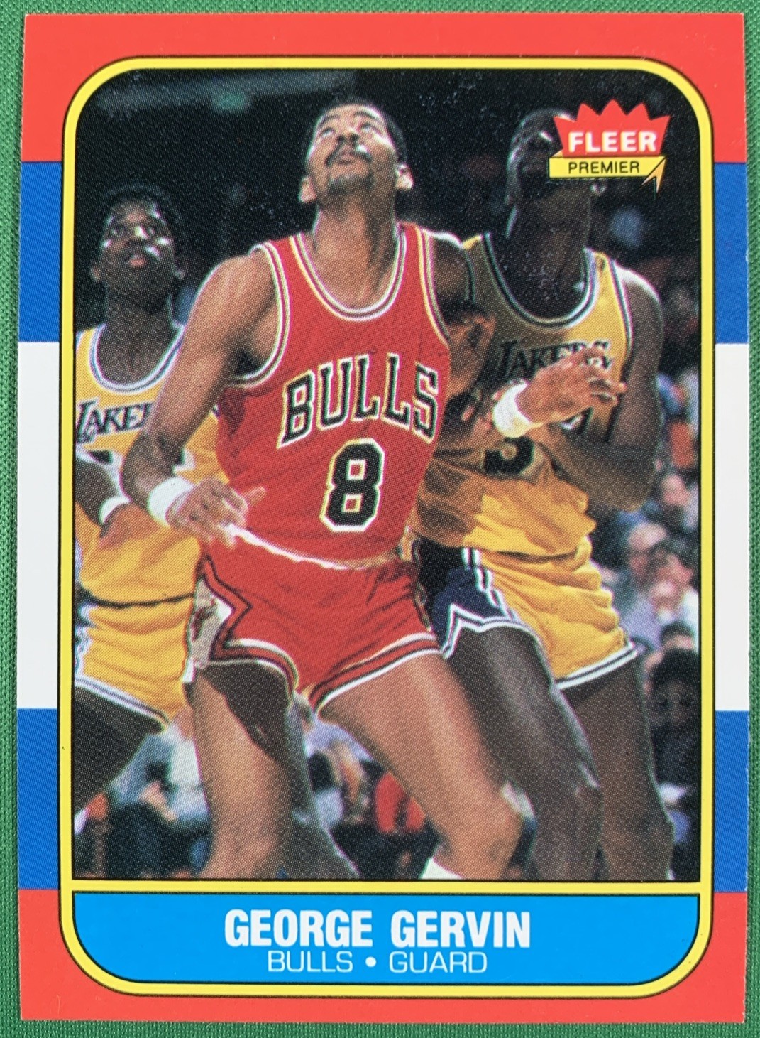 1986 Fleer Basketball #36 George Gervin Chicago Bulls HOF