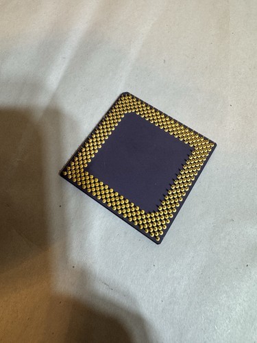 AMD K6-2 380AFR 2.2V Core/3.3V 9849 BPDW Vintage 1998 Gold Pins Refine Scrap - Picture 2 of 2