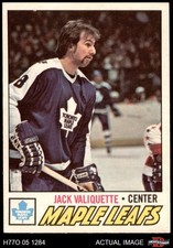 1977 O-Pee-Chee #64 Jack Valiquette Maple Leafs 8 - NM/MT