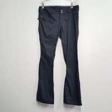 Burton The White Collection Snow Pants Black Womens Medium M Flare Dryride 10105