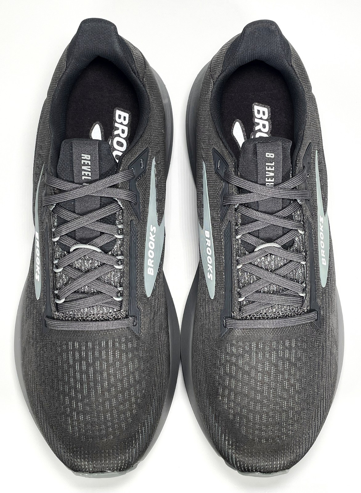 Brooks Revel 8 Men's Charcoal Running Trainers Size 9.5 Brand New RRP £100 image 7