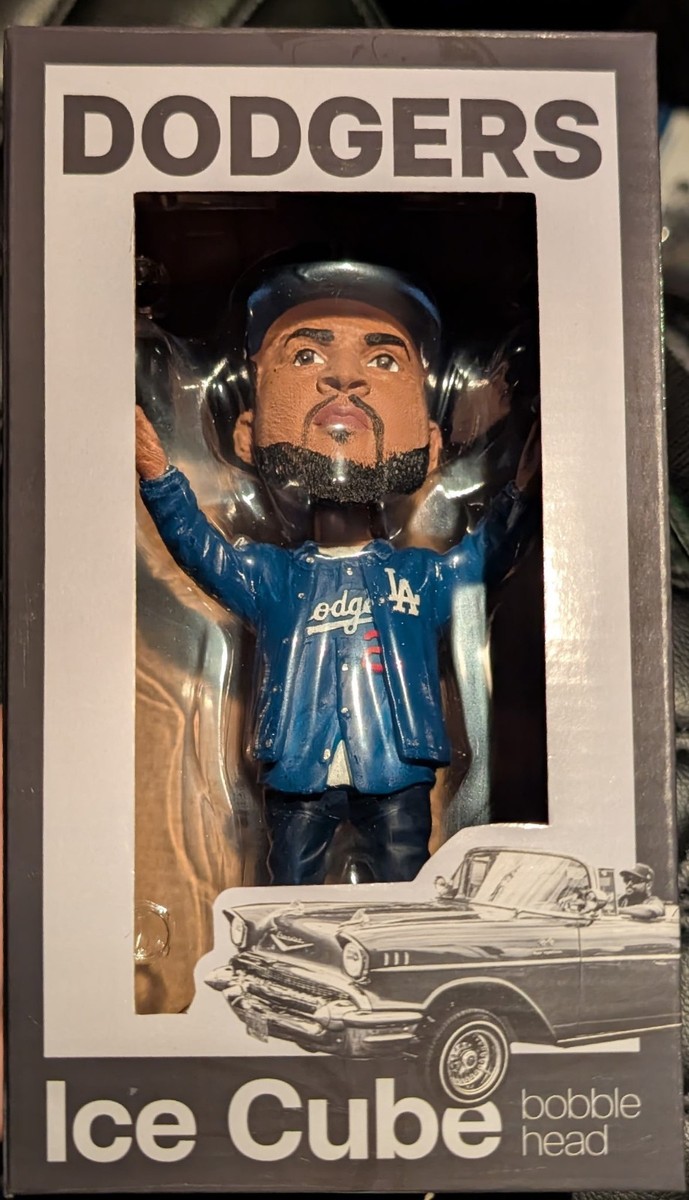 ドジャース Ice Cube bobble head NEW in the BOX - Ice Cube LA Dodgers 2025 SGA Bobblehead | eBay