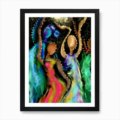 Der Tanz Kunstdruck gerahmt Wandbild Poster Leinwanddruck Bild