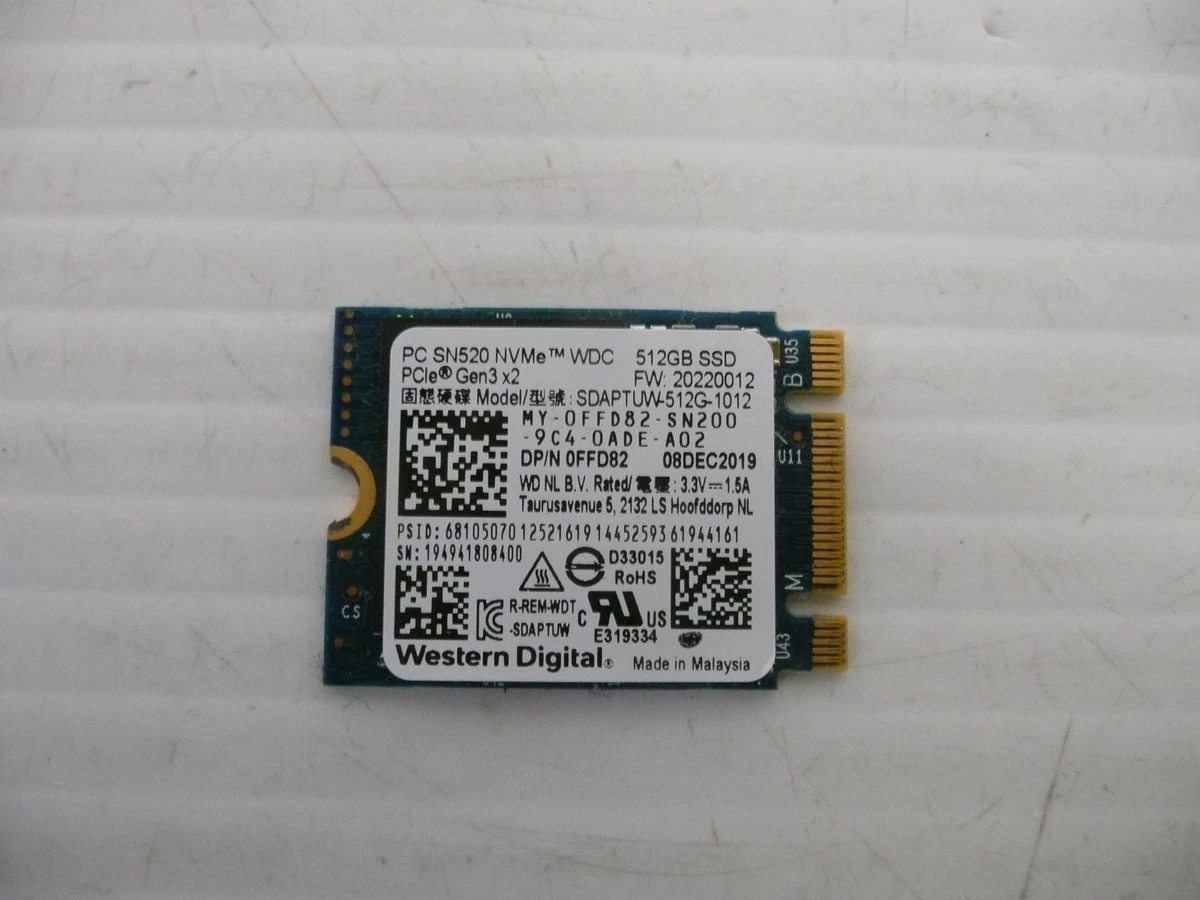 Western Digital M.2 Interface 512 GB Solid State Drives for sale