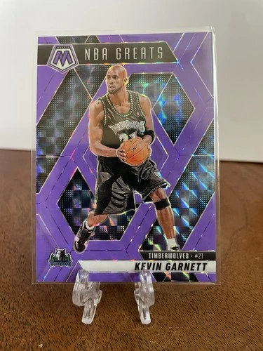 2024-25 Panini Mosaic NBA Greats Kevin Garnett Purple Fluorescent Prizm /249 💎