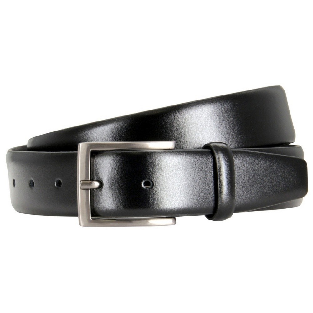 Lindenmann Herren Leder Gürtel schwarz 1000397 010