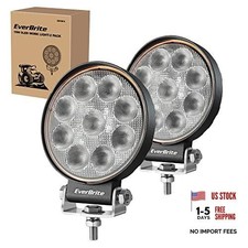 -Pack Led Pods, 4-1/Inch 30W Round Flood Lights, Off-Road Led Fog Lights Work 2