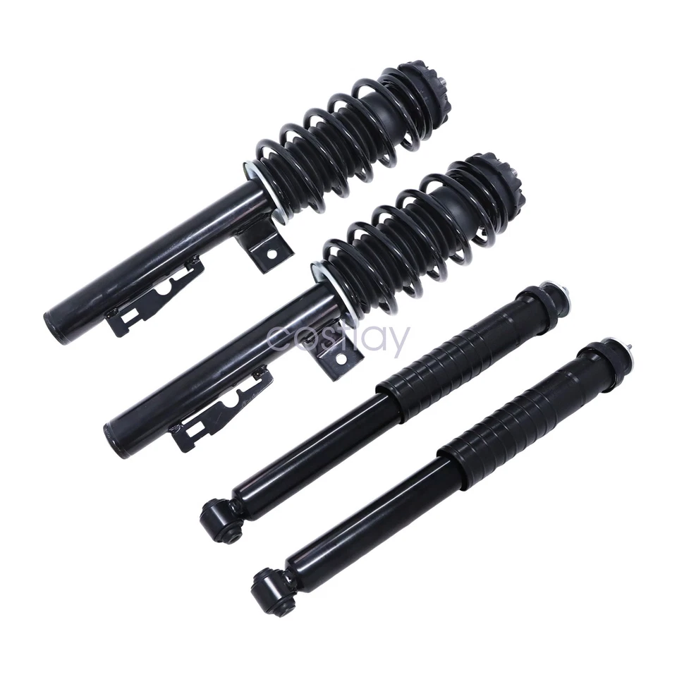 4x Conjuntos de puntal de amortiguador delantero trasero sin ADS para 08-16 Smart Fortwo W451 1,0 L/EV Foto 2 de 4