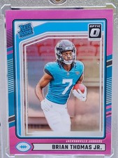 2024 Panini Donruss - Rated Rookie Brian Thomas Jr. #313 Optic Preview Pink...