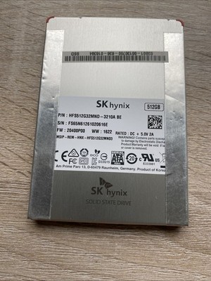 SK Hynix SATA III 512GB Solid State Drive 2.5 Inch HFS512G32MND-3210A BE
