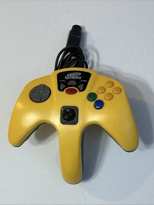 High Frequency Controller for Nintendo 64  Rare Yellow Green  Color Combo  N64