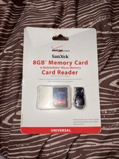 Verizon Sandisk 4GB Memory Card and MobileMate Micro Memory Card Reader A1