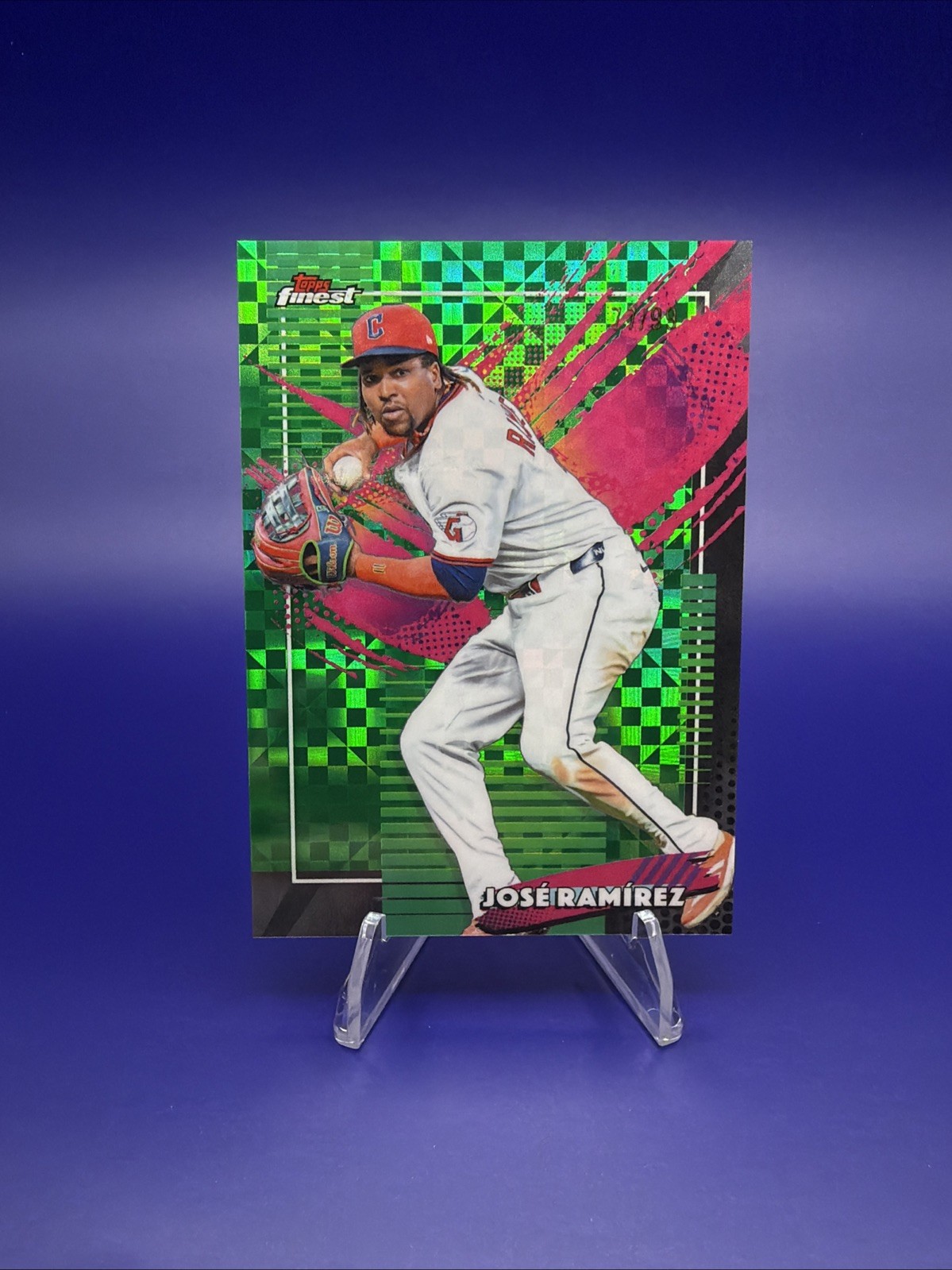 2026 Topps Finest Jose Ramirez Rare Green X-fractor /99
