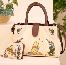 Loungefly Disney Winnie Pooh Friends Floral Gardening Corduroy Crossbody WALLET