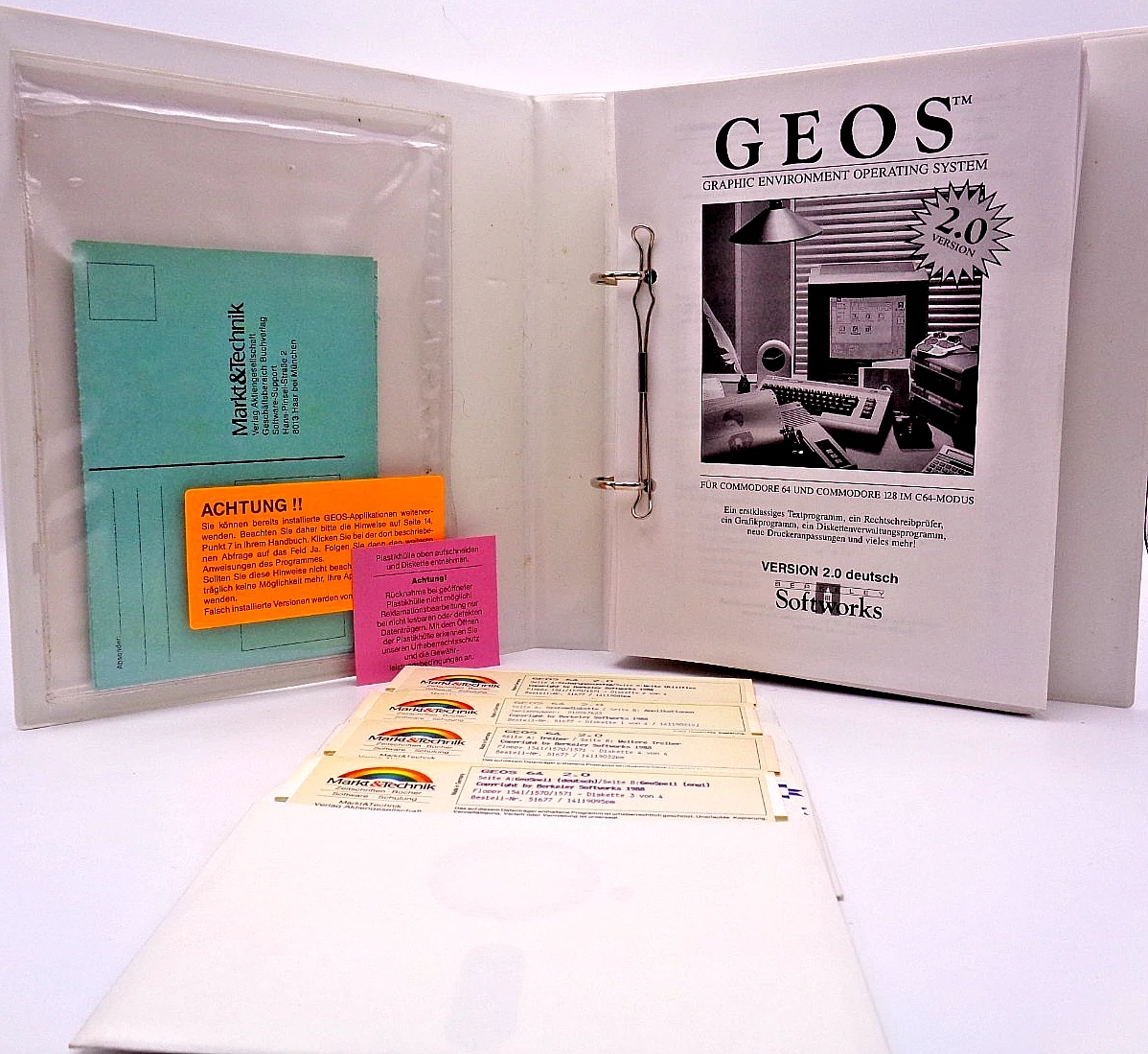 Additional photo for Commodore 64/128 - GEOS Version 2.0 Software