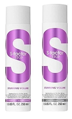 Tigi S Factor Stunning Volume Shampoo & Conditioner 8.5 Oz - FREE SHIPPING