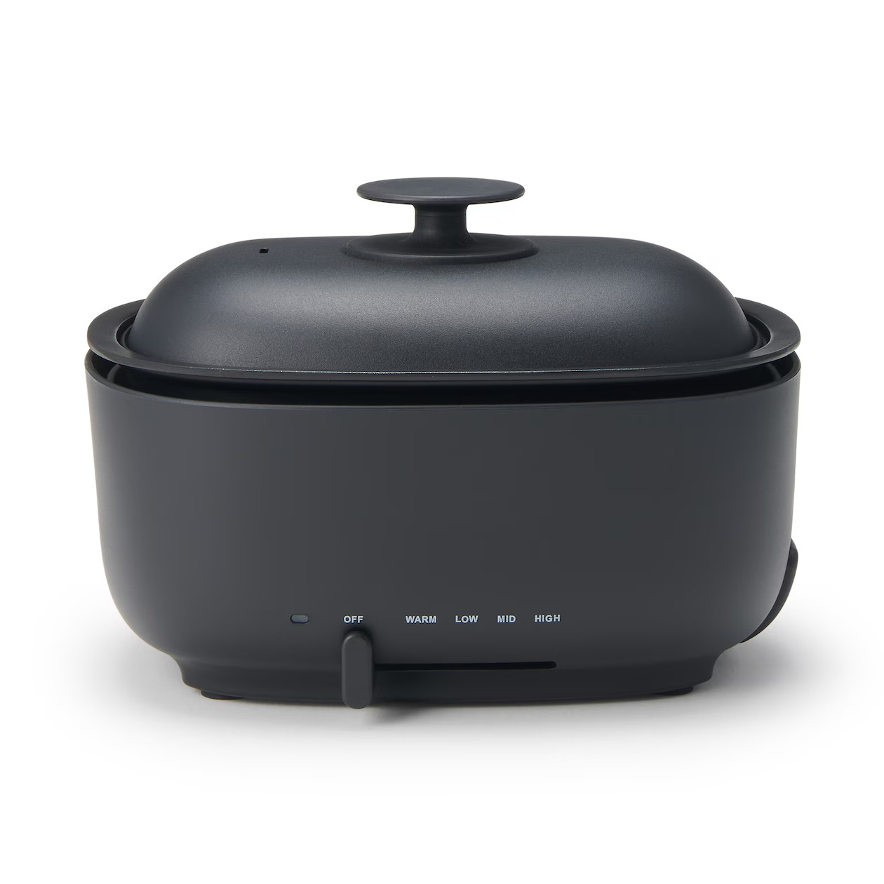 MUJI Deep Grill Pot Nonstick Cookware Electric MJ-HPFK2 New Model Black Compact