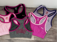 PUMA Kids Racerback Sports Bra LOT Size Medium 9-10 yrs