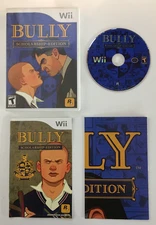 Bully Scholarship Edition (Nintendo Wii, 2008) CIB Complete w/Manual & Poster