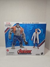Hasbro Marvel Legends Avengers Gray Hulk and Dr Bruce Banner 2 Pack Figures