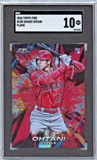 *HOT! FLAME!!* SGC 10 Gem Mint 2018 Topps Fire #150 Flame Shohei Ohtani Rookie!