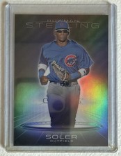 2013 Bowman Sterling Prospects Refractors #20 Jorge Soler Numbered 082 / 199