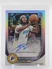 MYLES TURNER 2025-26 BOWMAN CHROME REFRACTOR AUTOGRAPH /499 #BCA-MT Q5300