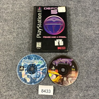 Defcon 5 Disruptor Heart of Darkness Disc 1 PS1 Game Lot Mixed Completeness
