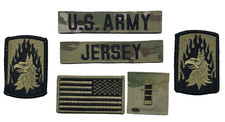 6 US ARMY patch Set 12th Aviation Multicam Ocp Uniform Flagge USA CW3 JERSEY