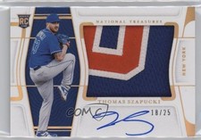 2022 Panini National Treasures Holo Gold /25 Thomas Szapucki #159 Auto 12br
