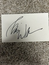 Robin Williams Signed 3 x 5