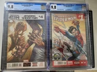 Amazing Spider-Man #1 & #4 CGC 9.8. Cameo and 1st app of Cindy Moon (Silk). 2014