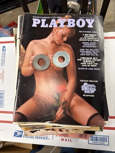 Playboy Magazine August 1975 Cover: Lillian Müller Playmate: Lillian Müller