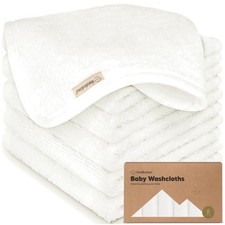 Newborn Bamboo Washcloths Pack - Infant Bath Essentials