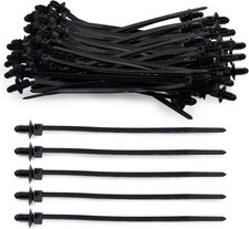 Christmas Tree Cable Ties, Universal Push Mount Cable Zip Tie