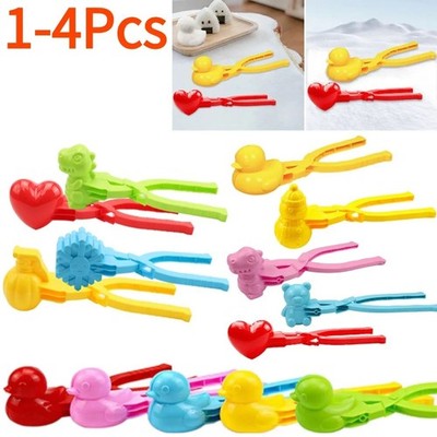 4x Duck Rice Mold 3D Animal Heart Shapes Sushi Making DIY Kitchen Tool