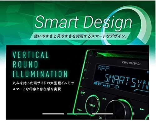 Carrozzeria Pioneer Car Audio 2din Cd/usb/bluetooth Fh-4600 for