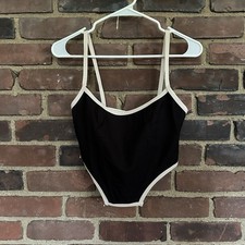 White Fox  Sleeveless Corset Bustier Zipper Tank Crop Top -S -Cheapchicplus