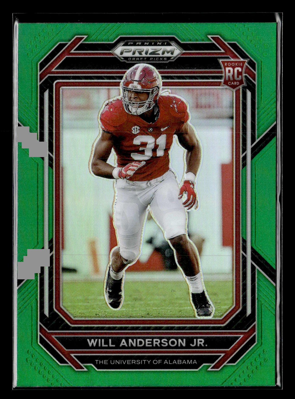 2023 Panini Prizm Draft Picks - Prizms Green - #162 Will Anderson Jr.