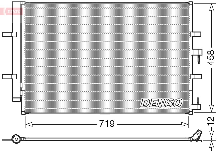 Fits DENSO-KLIMATYZACJA DCN10036 AC CONDENSER - Image 2