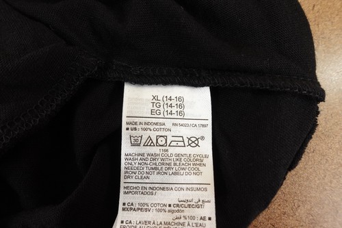Old Navy Girls Size XL (14-16) Black Short-Sleeve Cinched-Waist Romper NWT - Picture 5 of 6